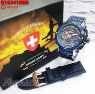 JAM TANGAN SWISS ARMY CRONO AKTIF TALI RANTAI PAKET Kulit Army Terbaru / Paket Kado Pria Mewah / Jam