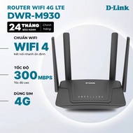 D-Link DWR-M930 4G LTE WiFi Router | Plug in SIM, Speed 300Mbps, Supports 32 Devices