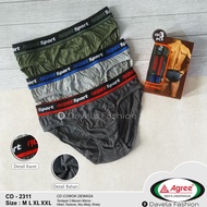 HL SHOP | BAGREE SPORT ART 2311 [3 pcs] Men's Brief Underwear