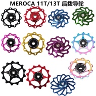 Mountain Bike Road Bike 11T 13T Aluminum Rear Derailleur Guide Wheel Metal Bearing Ceramic Bearing G
