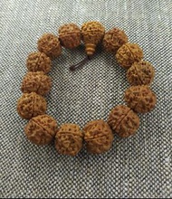 天然尼泊爾大金剛菩提子19mm佛珠手串。