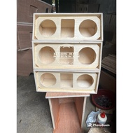 4 INCH LINE ARRAY DOUBLE SPEAKER BOX PLUS TWITER 8-9 mm THICKNESS