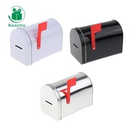 Kesoto Mailbox Postbox Christmas Modern Metal Mail Insertion Windproof Mail Box Letter Box for Gate 