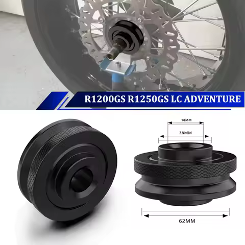 Black Motorcycle Rear Wheel Balancer Adapter Auxiliary Tool For BMW R1200GS R1250GS R 1200 GS LC ADV
