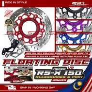 Floating Disc IMPORT RS-X WINNER 150 V2 5 Holes Lubang ADDON STD Caliper Bracket 267MM ABS Plate CNC