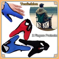 TONFASHION Fishing Gloves, Spring Summer Breathable 2 Fingers Protector, Fishing Tackle Accessories 