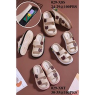 Girls' bustong Sandals Rubber Jelly Two Tires Bear Beard Motif 029-X8S..size 24////35 treandy