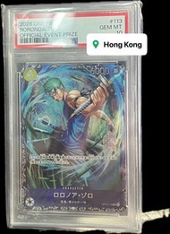 PSA 10 OP15-113 旗艦索隆 PSA10 海賊王 評分卡 鑑定卡 OPCG OPTCG OP01 OP02 OP03 OP04 OP05 OP06 OP07 OP08 OP09 OP10 