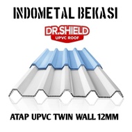 Atap uPVC Twinwall Dr Shield OD 760 / meter