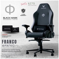 【In stock】(͢I͢N͢ ͢S͢T͢O͢C͢K͢S͢)͢ Black Hawk Franco Gaming Chair / Gaming Chair / Computer Chair (E-S