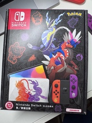 Switch oled pokemon 朱紫主題機