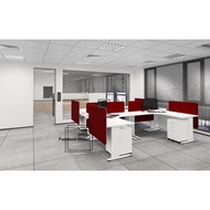 B16-H-4L 4 Seater Workstation Table Office Table Cubicle