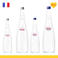 Evian Mineral Water l Imported From France 1 Glass Bottle