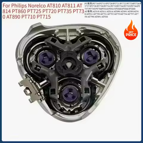 HQ8 Replacement Shaver Head Compatible with Philips AT830 AT875 PT830 PT870 PT877 PT920 PT720 PT725 