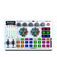 Bonkyo  F999 Live Sound Card Live Mixer Periferal Komputer Untuk Audio Kartu Suara Karaoke PC Mac