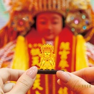【亞墨金珠寶】2025白沙屯媽祖 黃金紅包袋 神轎發財金 真愛密碼