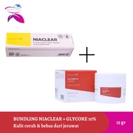 Bundling NIACLEAR + Glycore 10% Bright Skin/ Acnebebas