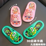 sandal perempuan selipar dalam rumah Wholesale Kids Slippers - 3D Cartoon Design, Anti-Slip & Soft