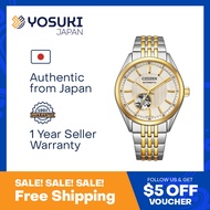 CITIZEN COLLECTION NH9114-99P Automatic Gold Stainless Steel Silver Wrist Watch For Men from YOSUKI JAPAN PICKCITIZEN