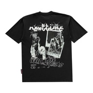 T-SHIRT DISTRO NEXTIME METAL DISTRO T-SHIRT MEN'S DISTRO T-SHIRT MEN'S CLOTHES FITTED TEE NEXTIME