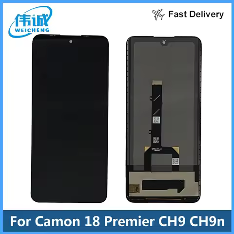 TFT Tested 6.7" LCD For Tecno Camon 18 Premier CH9 LCD Display With Touch Screen Digitizer Assembly 