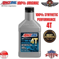 AMSOIL Performance 4T 10W40 Fully Synthetic Motor Engine oil (Made in 🇺🇸)