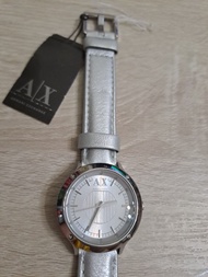 Armani Exchange AX5420 watch silver strip 真皮帶手錶