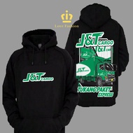 Sweater Hoodie Distro JNT Cargo Ekspedisi Tukang Paket Express Premium Terbaru
