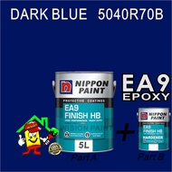DARK BLUE 5040R70B - NIPPON EA9 EPOXY FINISH HB ( 5L ) NIPPON EA9 Food Grade Epoxy Finish HB c/w Har