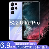 Celular S22 Ultra Pro 6.9inch Mobile Phone 16GB RAM 512GB ROM
