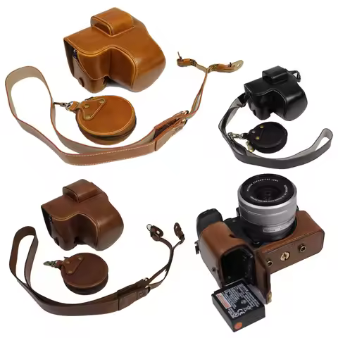 Luxury Version Leather Case Protective Cover For Fujifilm FUJI X-S10 XS10 Camera Bag Shoulder Strap 