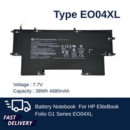 (ส่งฟรี ประกัน 1 ปี)HP แบตเตอรี่ Battery Notebook HP EliteBook Folio G1 Series EO04XL ส่งด่วน ส่งไว