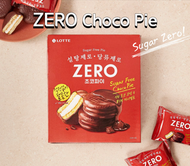 樂天 - 韓國 Lotte樂天 NEW ZERO 無糖零巧克力派 110kcal 336g - 每袋 12 塊 |低熱量零食，無罪惡感甜點| (12個入)（平行進口）