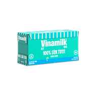 Thùng 12 Hộp Sữa Tươi Tiệt Trùng Vinamilk 100% Không Đường (1L)