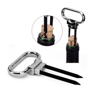 I4NB High Quality Portable Wine Bottle Opener Two-prong Cork Puller Ah-so Wine Opener Professional O