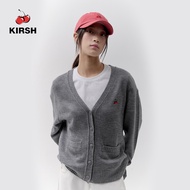 [KIRSH] SMALL CHERRY BASIC CARDIGAN | 26SS | Korean Fashion Women Sweater | Casual Button Cardigan |