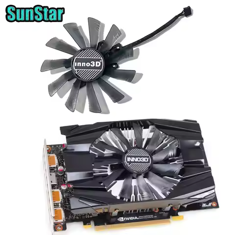 New CF-121015S CF-12910S 95MM 4PIN 0.35A Video card cooling fan,For Inno3d GTX 1060 1060S 1060TI RTX