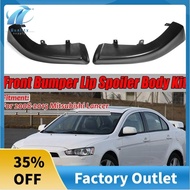 2Pcs Car Front Bumper Splitter Lip Spoiler Body Kit Diffuser Protector for Mitsubishi Lancer 2008-2018