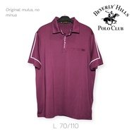 BEVERLY HILLS POLO CLUB Beverly Hills Original Casual Collar Jersey Size L