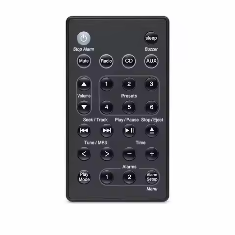 Replacement Remote Control AM-Black Compatible With BOSE Wave CD Audio System 1/2/3/4 Gen Fit AWRCC1