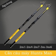 Hunts man fishing rod with static lift 3.5 kg made of Carbon material with lengths from 2m1 to 3m6 C
