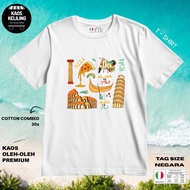 ITALY SOUVENIR T-SHIRT 7 WEAR ORIGINAL ITALY LABELTAG PREMIUM GIFT SOUVENIR CLOTHES