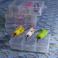 3in1 Soft Frog 3.5cm package with bonus mini lure box (random color according to stock)