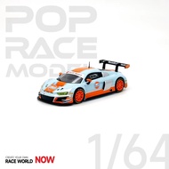 POPRACE 1: 64 AUDI AUDI R8 LMS GULF Racing Car Bay Oil Car Model