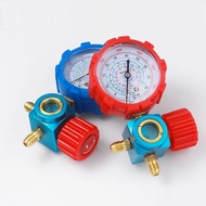 Air Conditioning Variable Frequency R410a Refrigerant Gauge Fluorometer Liquid Adding Gauge Pressure Single Gauge Refrigerant Meter Valve/Refrigerant Manifold Gauge Set Car Air Conditioning Tools / Refrigerant Pressure gauge Hose Measuring Kit