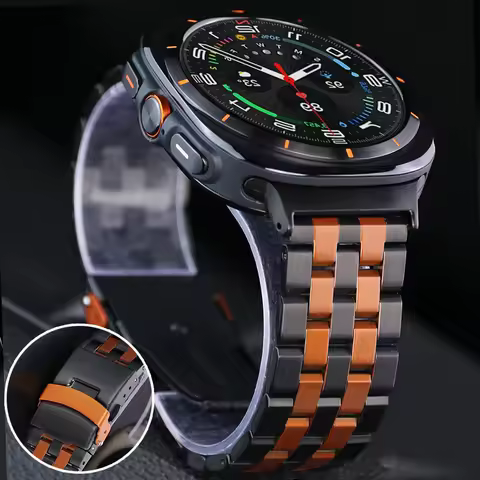 Stainless Steel Band for Samsung Galaxy Watch Ultra 2025 Metal No Gaps Strap for Galaxy Watch Ultra 