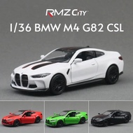 1/36 BMW M4 CSL G82 Sedan Mpower Simulation Die Cast Car Models Diecast Alloy Metal Miniature Pull B