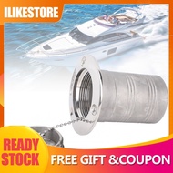 ilikestore GLOGLOW 50mm 2in Stainless Steel Marine Yacht Speedboat RV Fuel Deck Filler with Mirror E