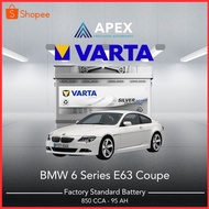VARTA SILVER DYNAMIC AGM Battery bmw 6 SERIES E63 COUPE