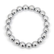 【正佳珠寶】天鐵 頂級天鐵隕石 10mm 天鐵鎳鐵隕石手珠